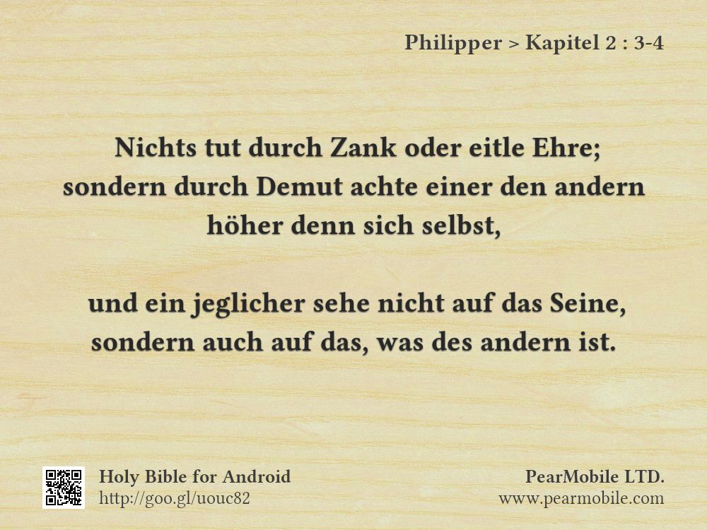Philipper, Kapitel 2:3-4